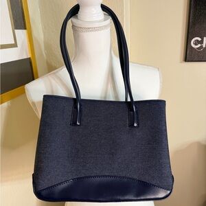 Elegant Navy Blue Tote Bag